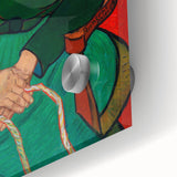 Impressionist Portrait Art - Van Gogh's "The Berceuse" Print