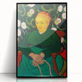 Impressionist Portrait Art - Van Gogh's "The Berceuse" Print
