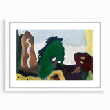 Foot of Lake" Abstract Modern Art - Contemporary Minimalist Decor