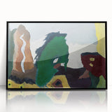 Foot of Lake" Abstract Modern Art - Contemporary Minimalist Decor