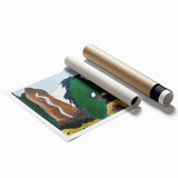 Foot of Lake" Abstract Modern Art - Contemporary Minimalist Decor