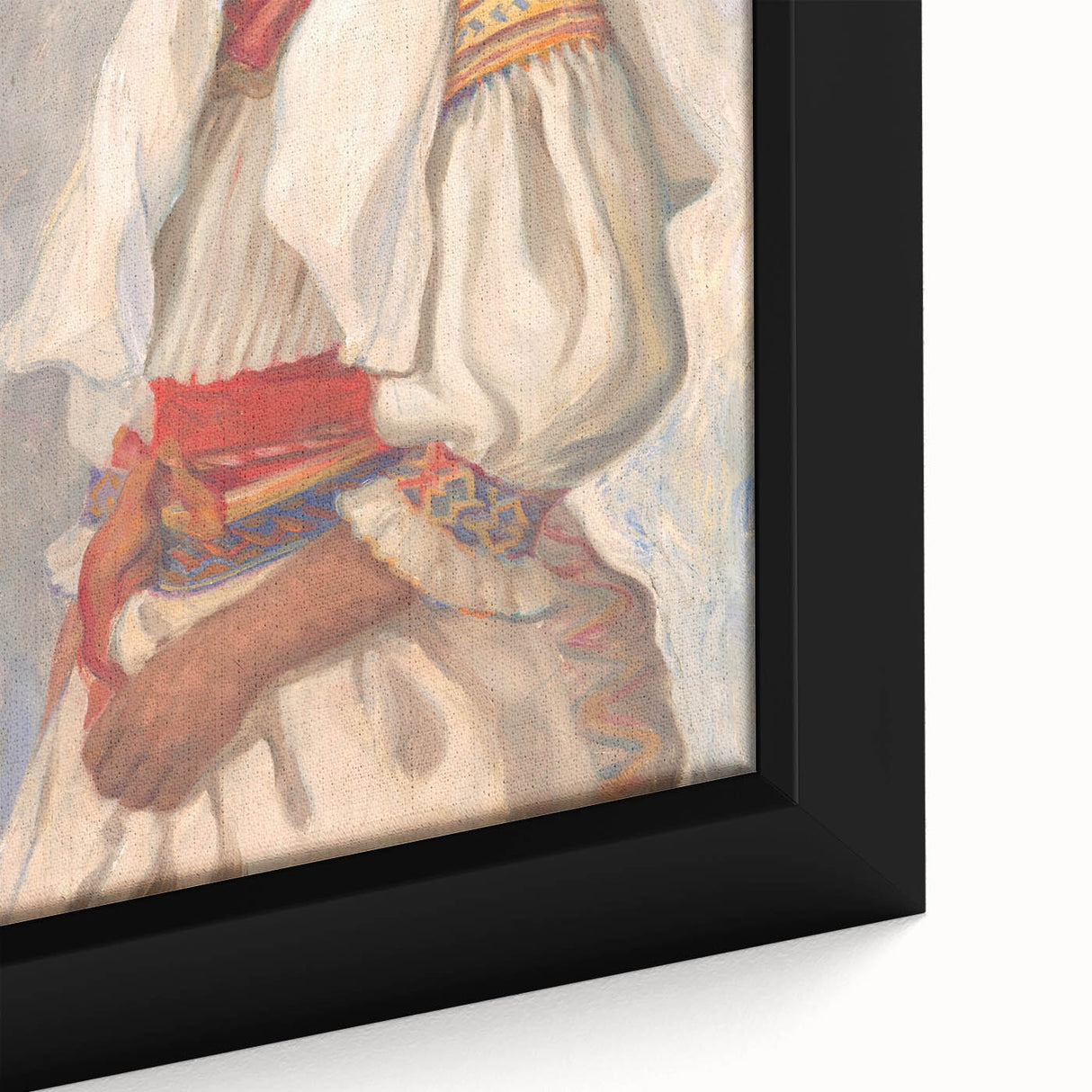 Modern Wall Art - Vibrant Portrait of Elegance in Minimalist Style