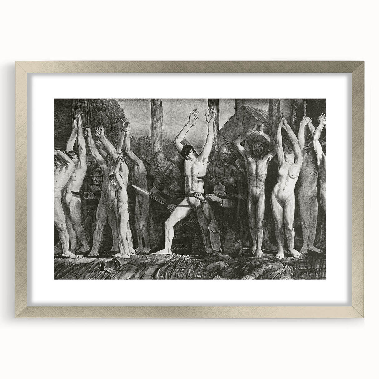 The Barricade" Modern Wall Art - Powerful Contemporary Decor