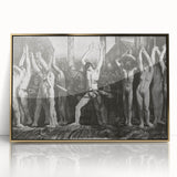 The Barricade" Modern Wall Art - Powerful Contemporary Decor