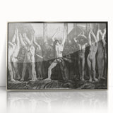 The Barricade" Modern Wall Art - Powerful Contemporary Decor