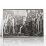 The Barricade" Modern Wall Art - Powerful Contemporary Decor