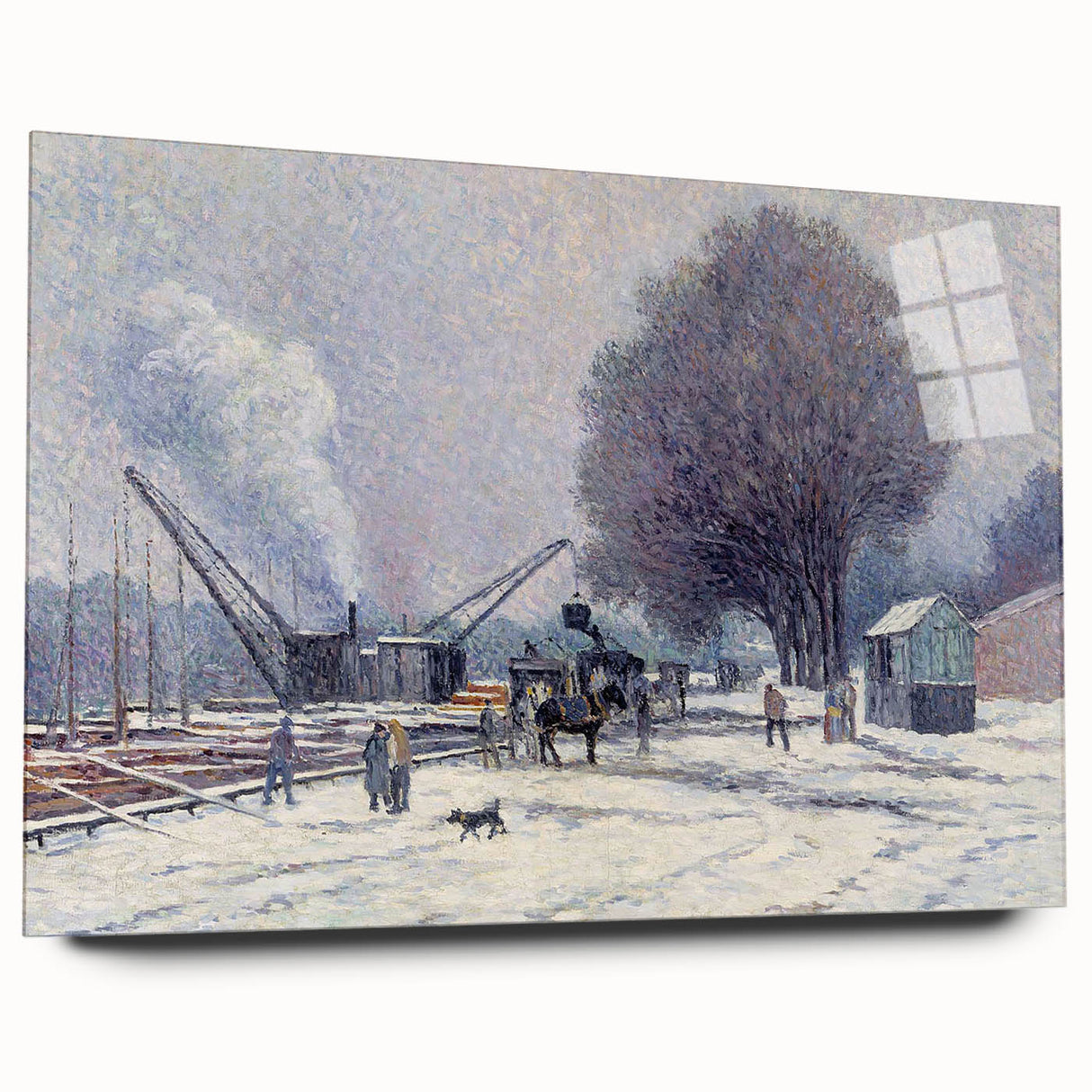 The Boulogne Embankment: Maximilien Luce's Winter Impressionist Art