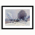 The Boulogne Embankment: Maximilien Luce's Winter Impressionist Art