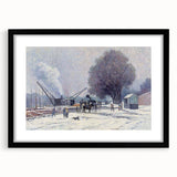 The Boulogne Embankment: Maximilien Luce's Winter Impressionist Art