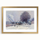 The Boulogne Embankment: Maximilien Luce's Winter Impressionist Art