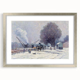 The Boulogne Embankment: Maximilien Luce's Winter Impressionist Art