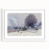 The Boulogne Embankment: Maximilien Luce's Winter Impressionist Art