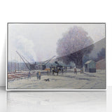 The Boulogne Embankment: Maximilien Luce's Winter Impressionist Art