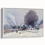 The Boulogne Embankment: Maximilien Luce's Winter Impressionist Art