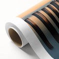 Silent Pier Remnants – Dynamic Coastal Abstract Motion Wall Art