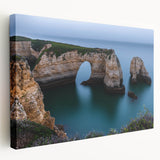 Stretched canvas artwork depicting dramatic cliffs and expansive landscapes, showcasing vibrant colors and intricate details, perfect for modern home decor.