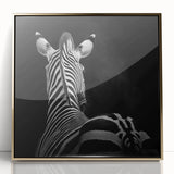 Framed acrylic wall art featuring a vibrant gold design with animal motifs, showcasing intricate details and a modern aesthetic, perfect for home decor.