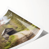 Extra large wall art featuring line art flowers on a rolled print, ideal for large living room decor.