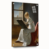 Neoclassical Art Print: Marie-Joséphine du Val d'Ognes - Elegant Poise