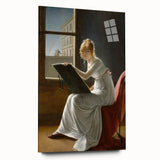 Neoclassical Art Print: Marie-Joséphine du Val d'Ognes - Elegant Poise