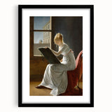 Neoclassical Art Print: Marie-Joséphine du Val d'Ognes - Elegant Poise