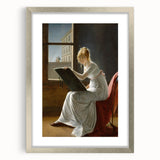 Neoclassical Art Print: Marie-Joséphine du Val d'Ognes - Elegant Poise