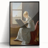 Neoclassical Art Print: Marie-Joséphine du Val d'Ognes - Elegant Poise