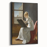 Neoclassical Art Print: Marie-Joséphine du Val d'Ognes - Elegant Poise