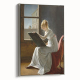 Neoclassical Art Print: Marie-Joséphine du Val d'Ognes - Elegant Poise