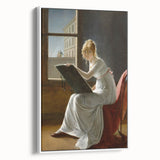 Neoclassical Art Print: Marie-Joséphine du Val d'Ognes - Elegant Poise