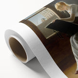 Neoclassical Art Print: Marie-Joséphine du Val d'Ognes - Elegant Poise