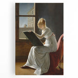 Neoclassical Art Print: Marie-Joséphine du Val d'Ognes - Elegant Poise