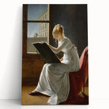 Neoclassical Art Print: Marie-Joséphine du Val d'Ognes - Elegant Poise