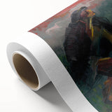 Powerful Expressionist Landscape - Dawn Canvas Print in Bold Colors