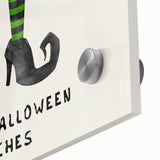 Halloween Canvas Art - Witch Legs Happy Halloween Witches
