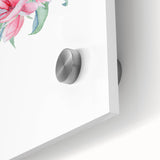 Pink Floral Girls Room Wall Art - Nursery & Kids Room Art Prints