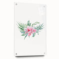 Pink Floral Girls Room Wall Art - Nursery & Kids Room Art Prints
