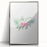 Pink Floral Girls Room Wall Art - Nursery & Kids Room Art Prints