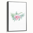 Pink Floral Girls Room Wall Art - Nursery & Kids Room Art Prints