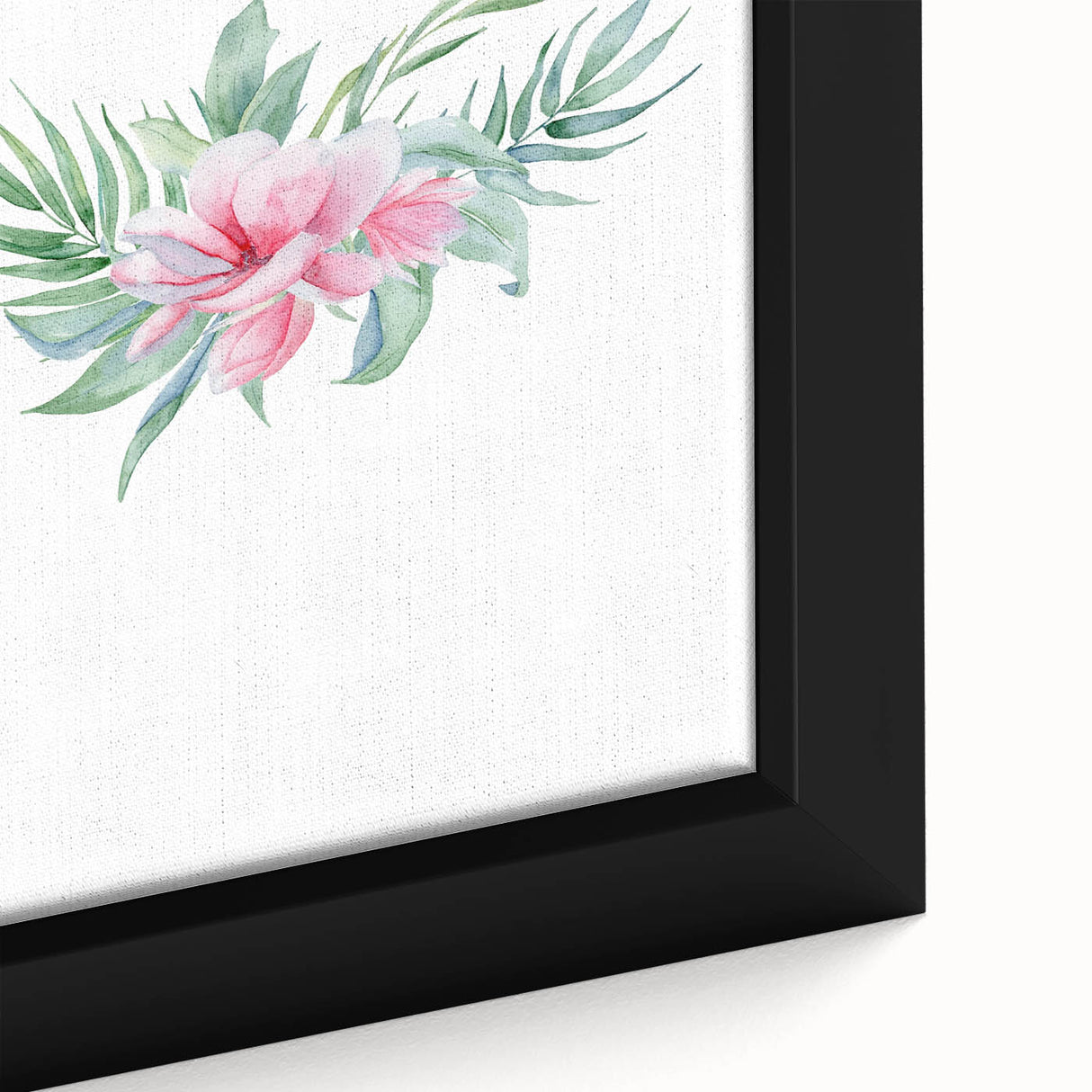 Pink Floral Girls Room Wall Art - Nursery & Kids Room Art Prints