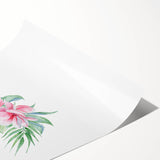 Pink Floral Girls Room Wall Art - Nursery & Kids Room Art Prints