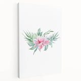 Pink Floral Girls Room Wall Art - Nursery & Kids Room Art Prints