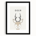Deer Nursery Wall Art - Baby Room Decor for Kids