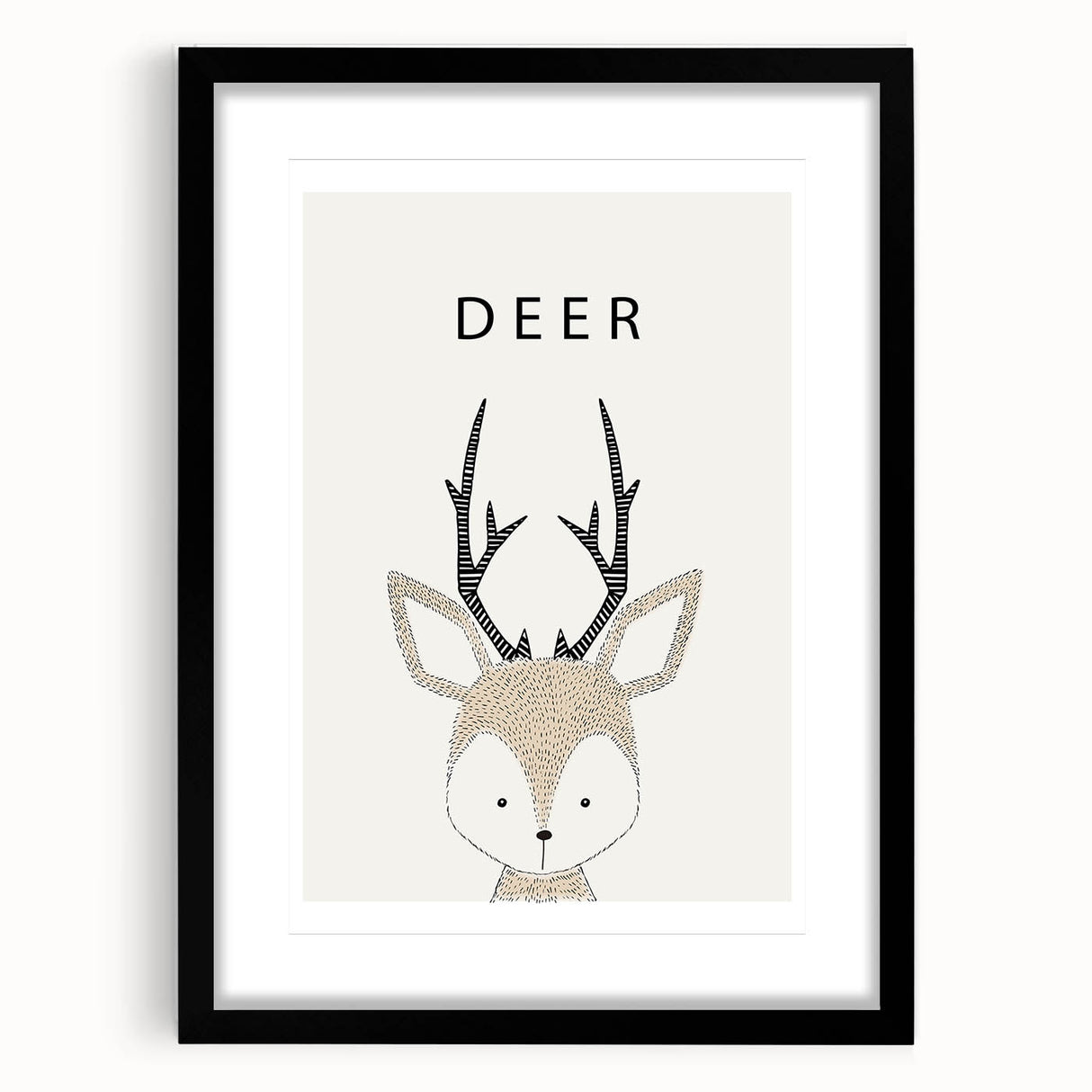 Deer Nursery Wall Art - Baby Room Decor for Kids
