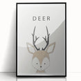 Deer Nursery Wall Art - Baby Room Decor for Kids