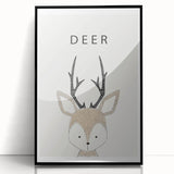 Deer Nursery Wall Art - Baby Room Decor for Kids