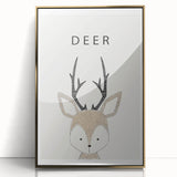 Deer Nursery Wall Art - Baby Room Decor for Kids