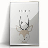 Deer Nursery Wall Art - Baby Room Decor for Kids