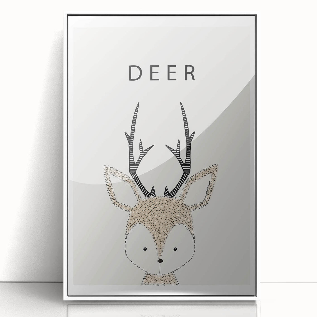 Deer Nursery Wall Art - Baby Room Decor for Kids