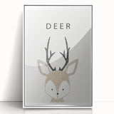 Deer Nursery Wall Art - Baby Room Decor for Kids
